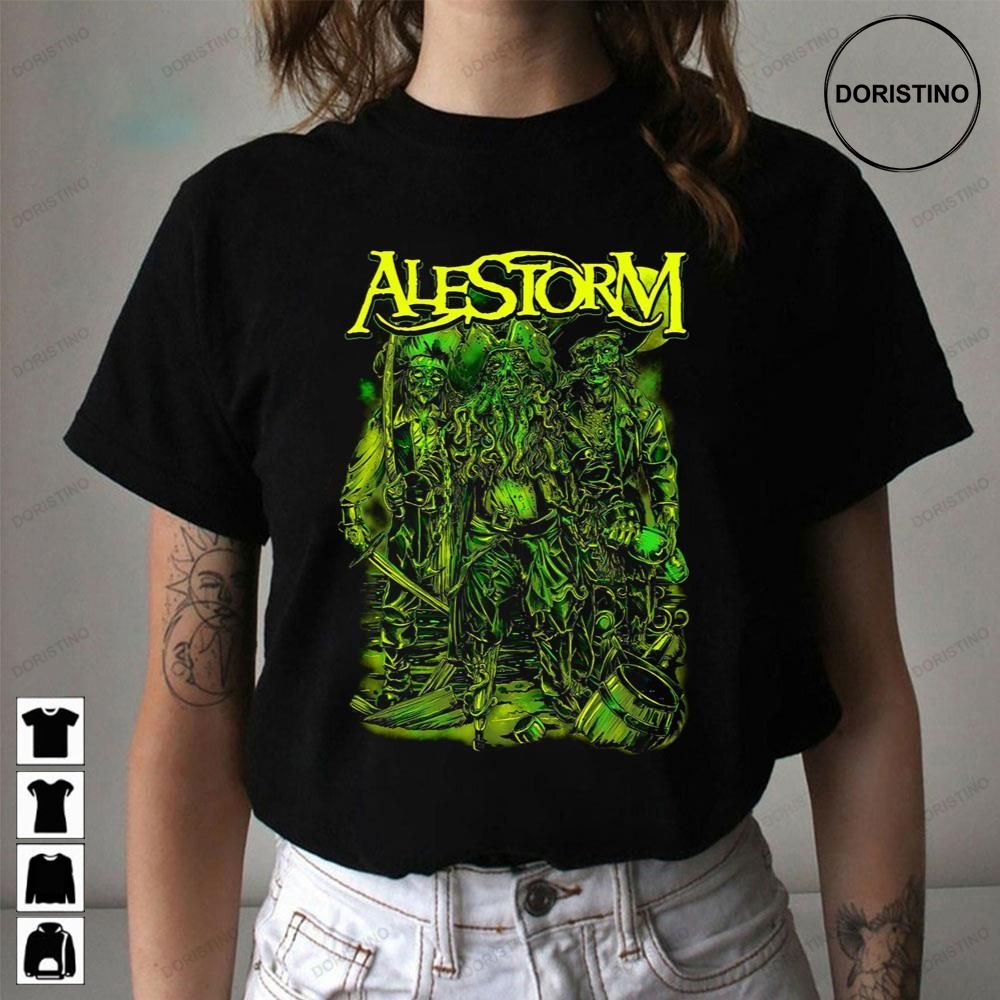 Green Alestorm Band Limited Edition T-shirts